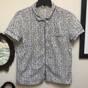 J.crew buttoned pajama shirt